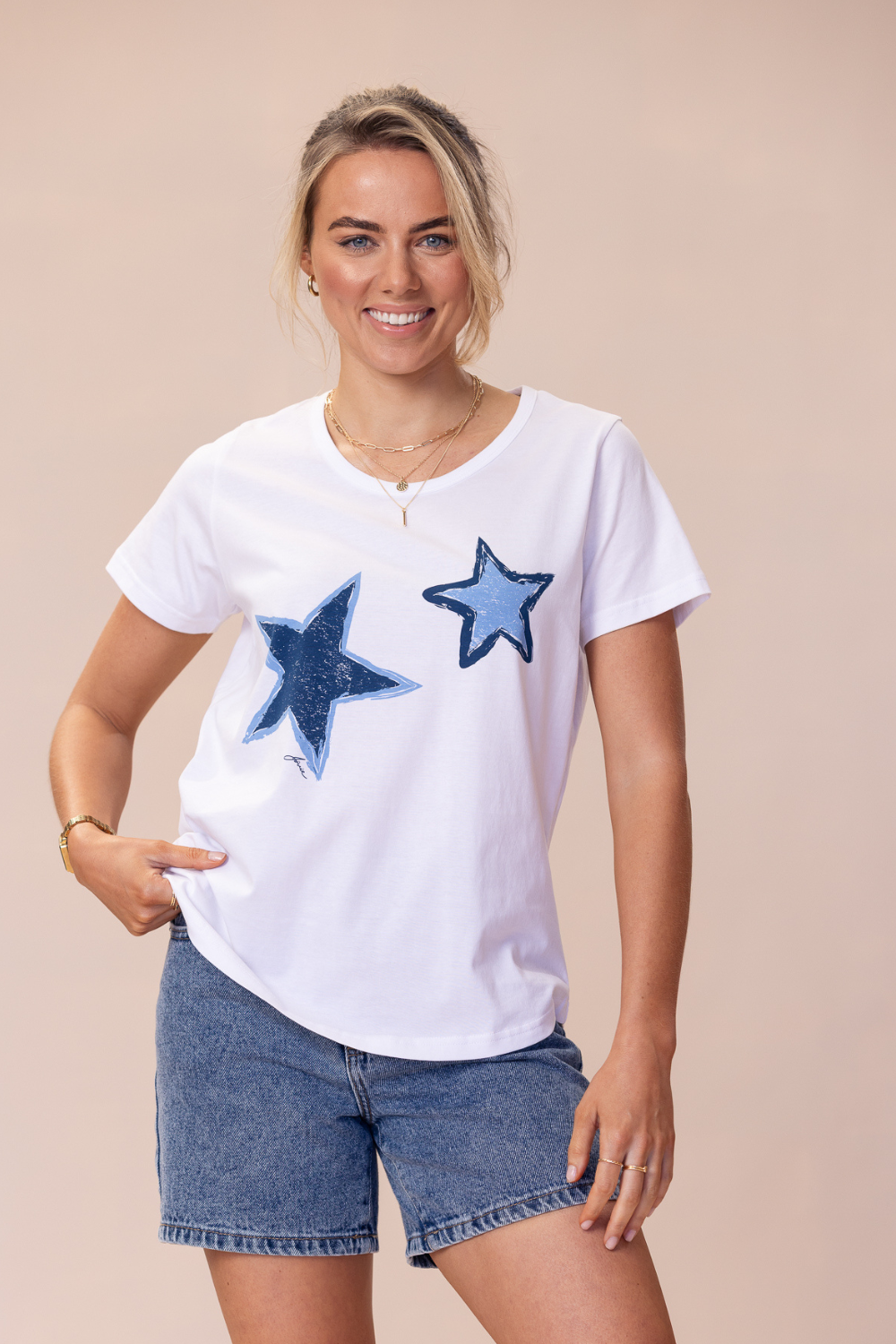 Horizon T-Shirt 100% BCI Cotton - White