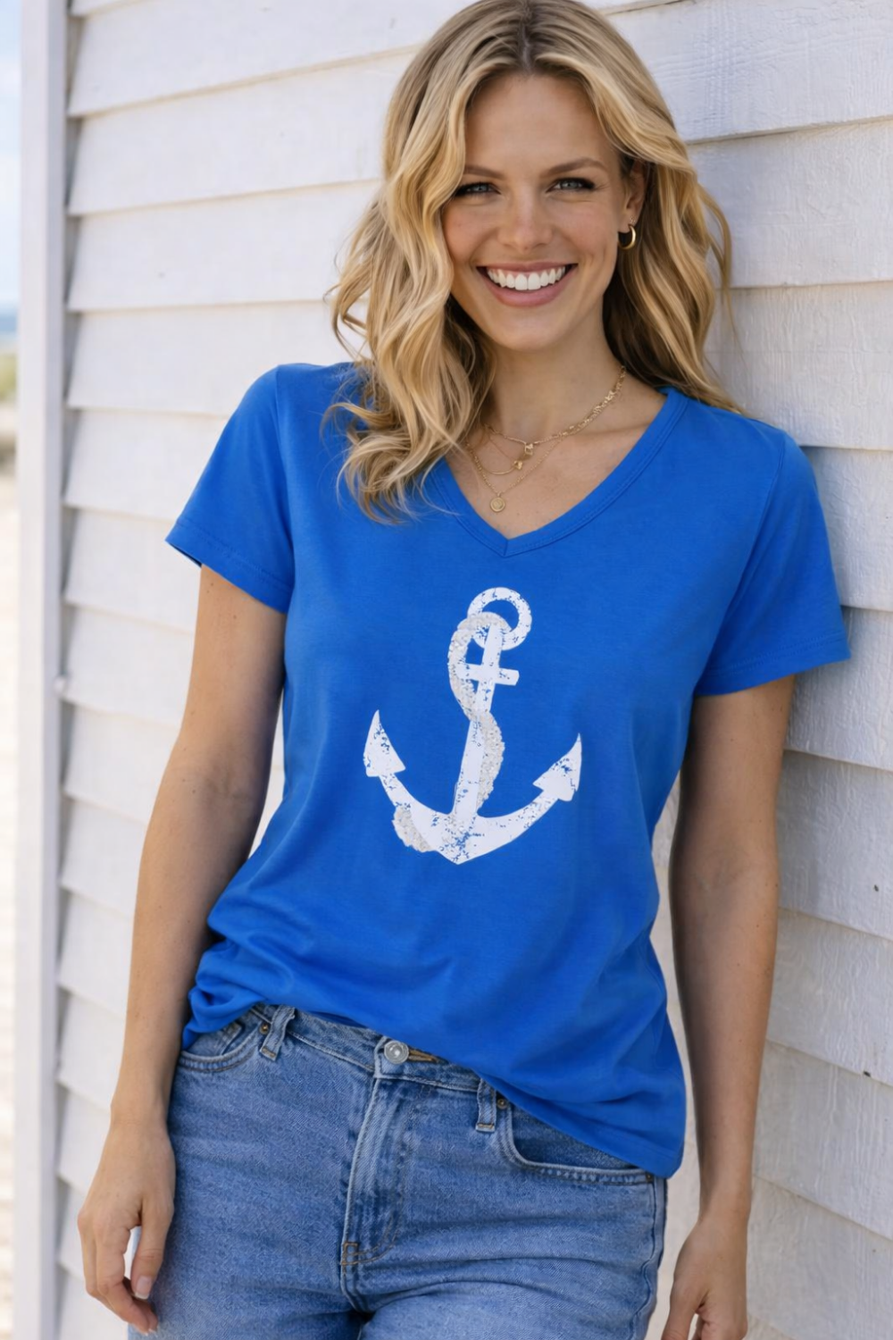 Voyage T-Shirt 100% BCI Cotton - Cobalt