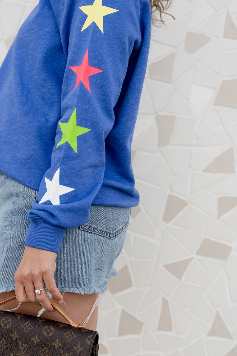 Saba Oversized Sweater - Blue