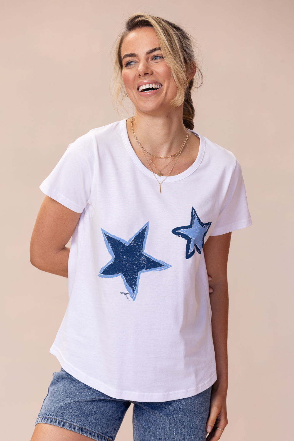 Horizon T-Shirt 100% BCI Cotton - White