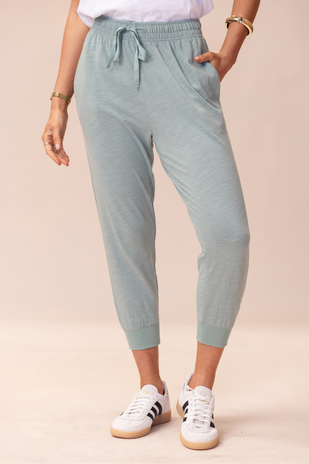 Portsea Pants 7/8 - Sage
