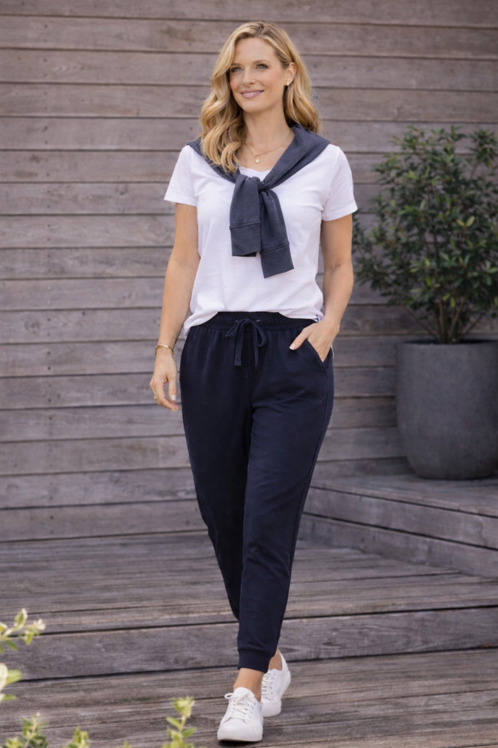 Sorrento Pants - Navy V2