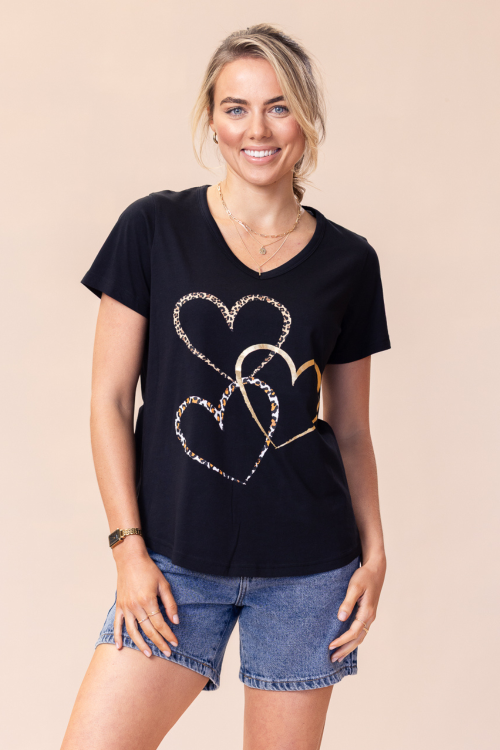 Zoe T-Shirt 100% BCI Cotton - Black