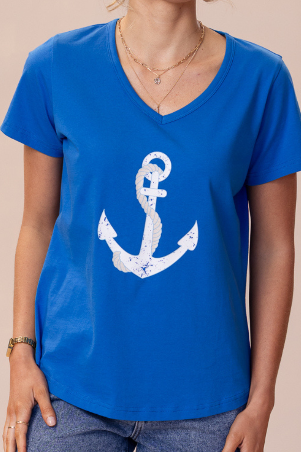 Voyage T-Shirt 100% BCI Cotton - Cobalt