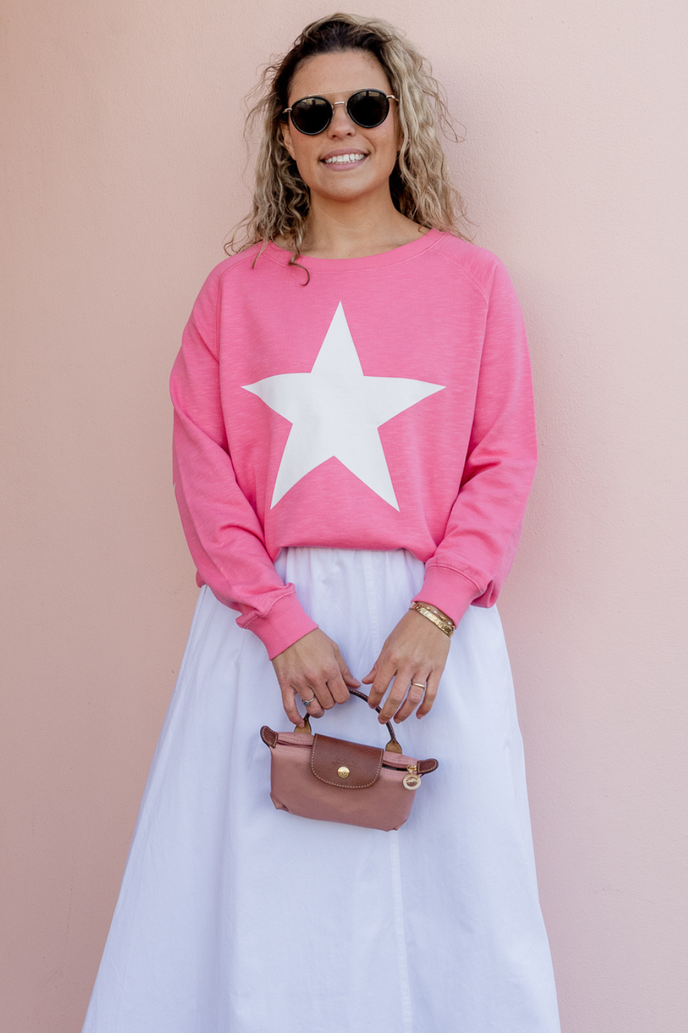 Freedom Oversized Sweater -Bubblegum