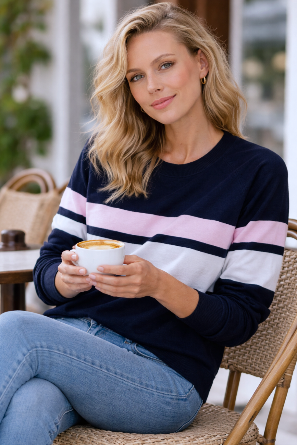 Halle Oversized Sweater - Navy