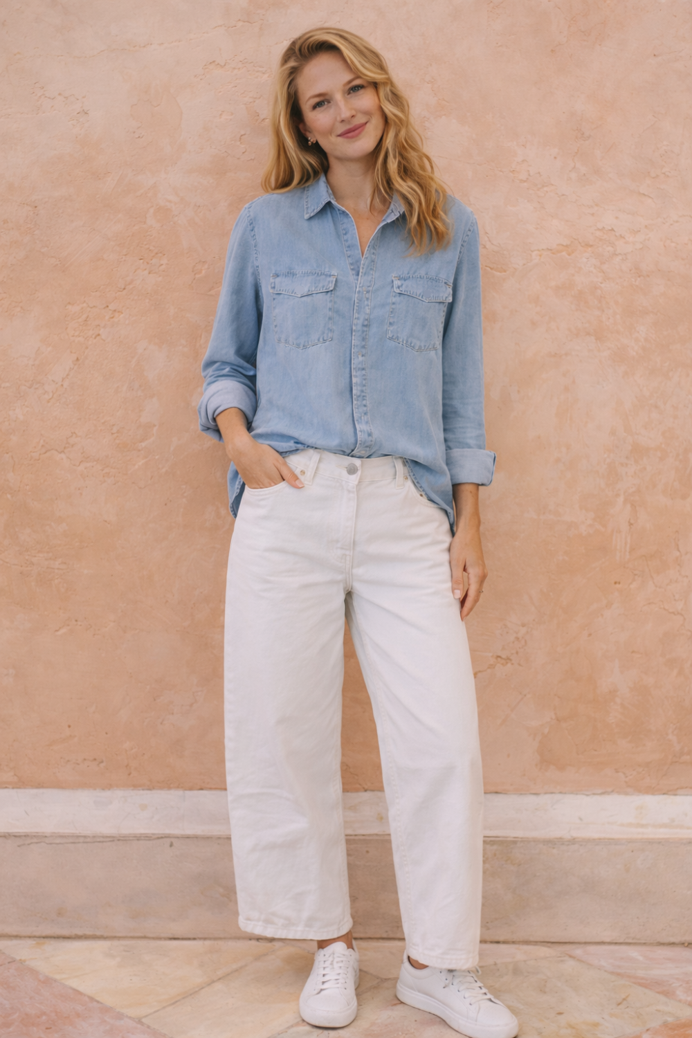 Monaco Shirt- Chambray