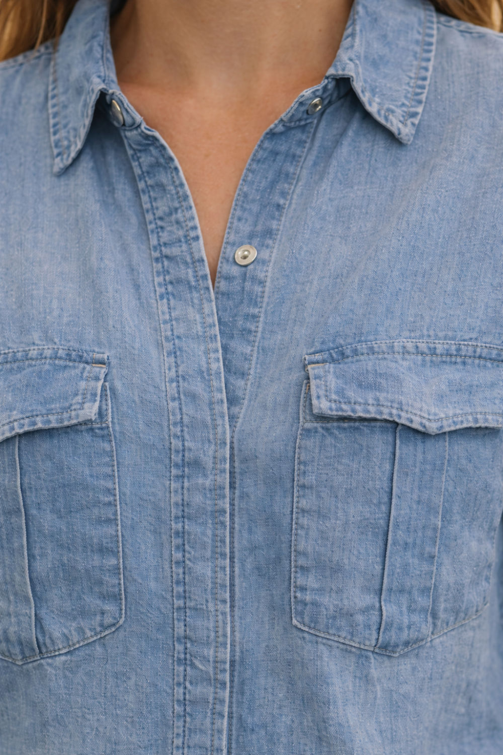 Monaco Shirt- Chambray