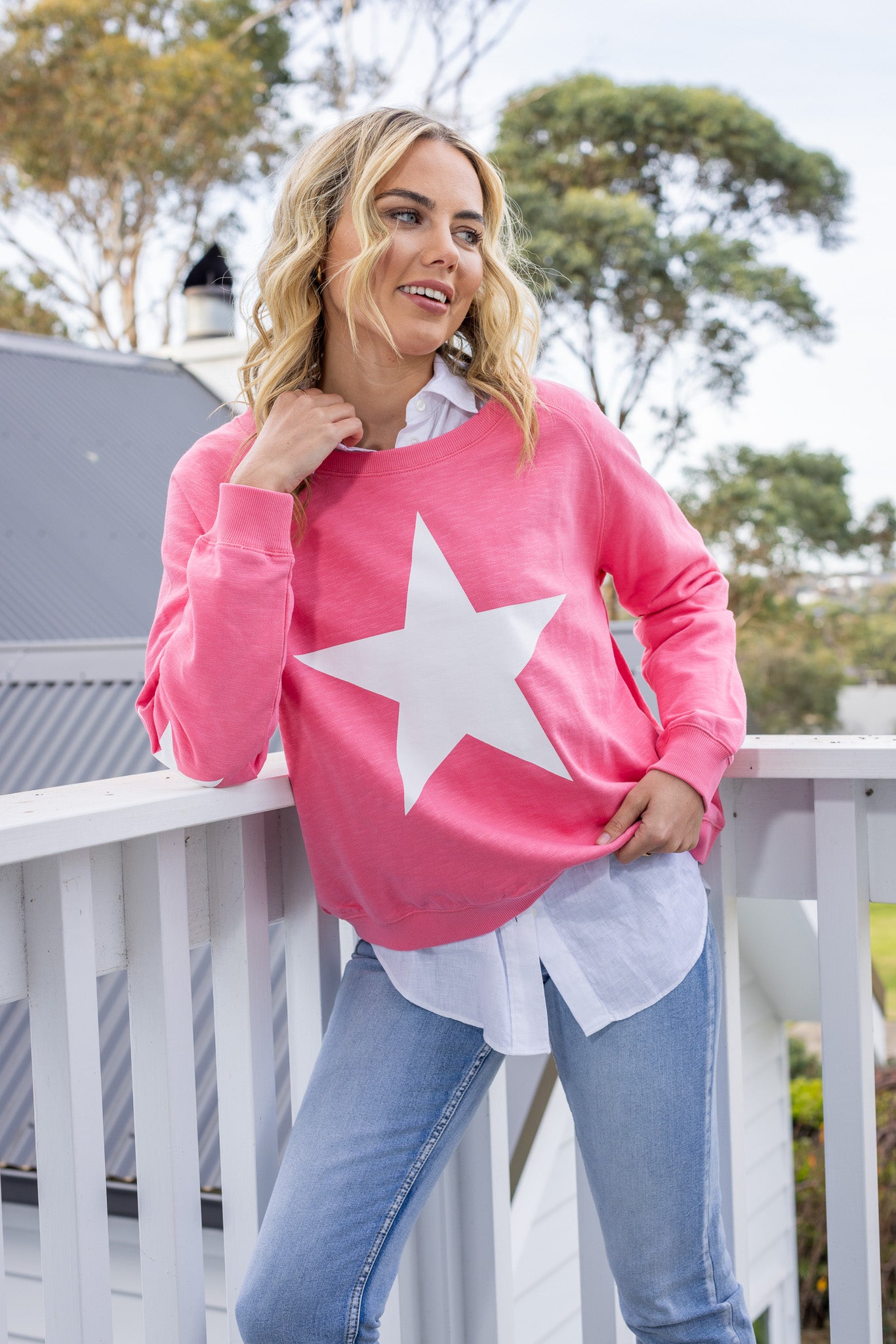 Freedom Oversized Sweater -Bubblegum