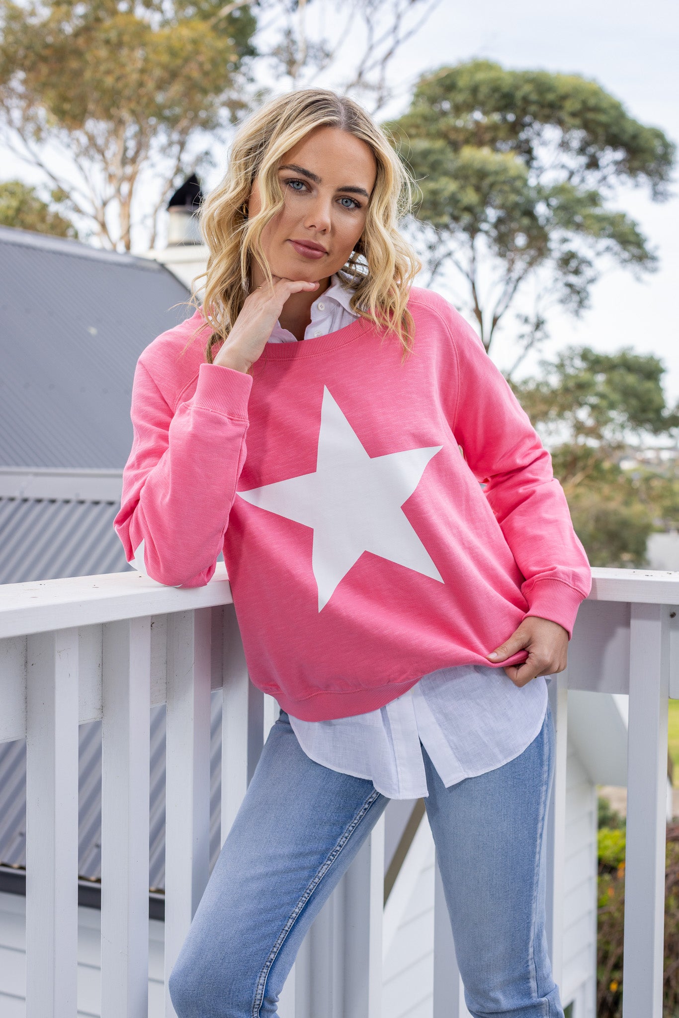Freedom Oversized Sweater -Bubblegum