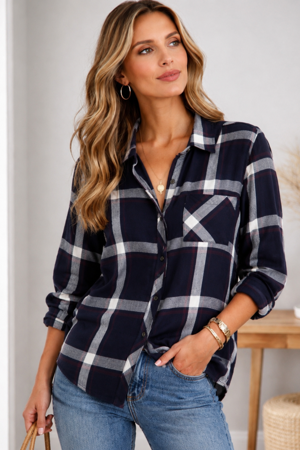 Azure Shirt- Navy