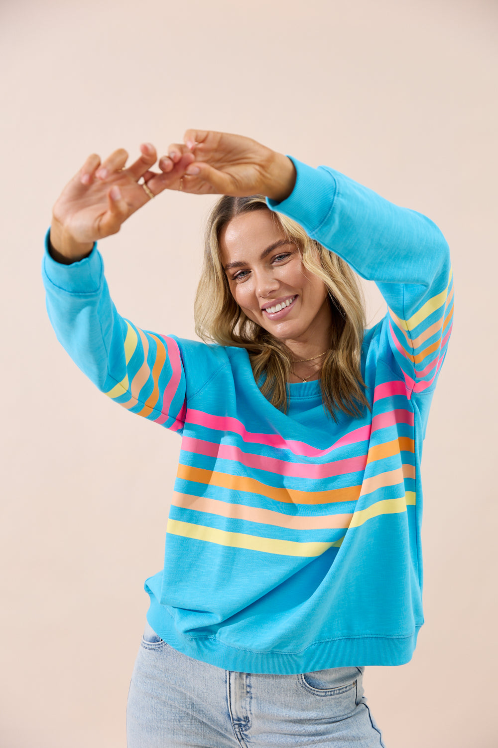 Forever Oversized Sweater - Summer Blue