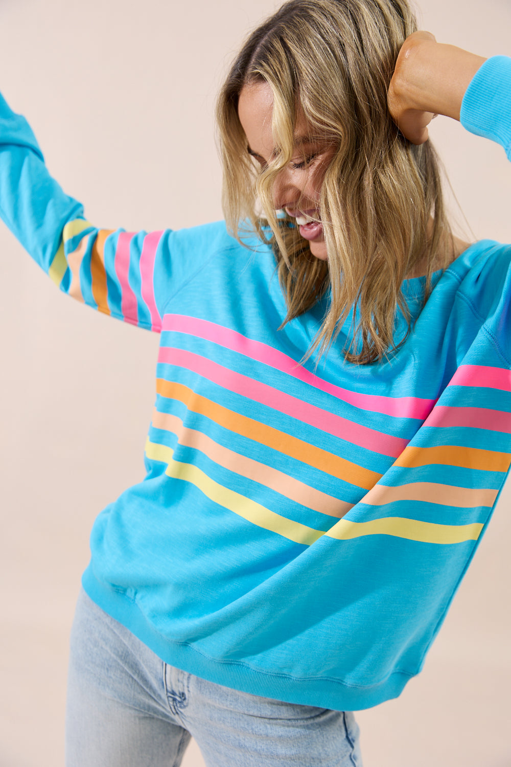 Forever Oversized Sweater - Summer Blue