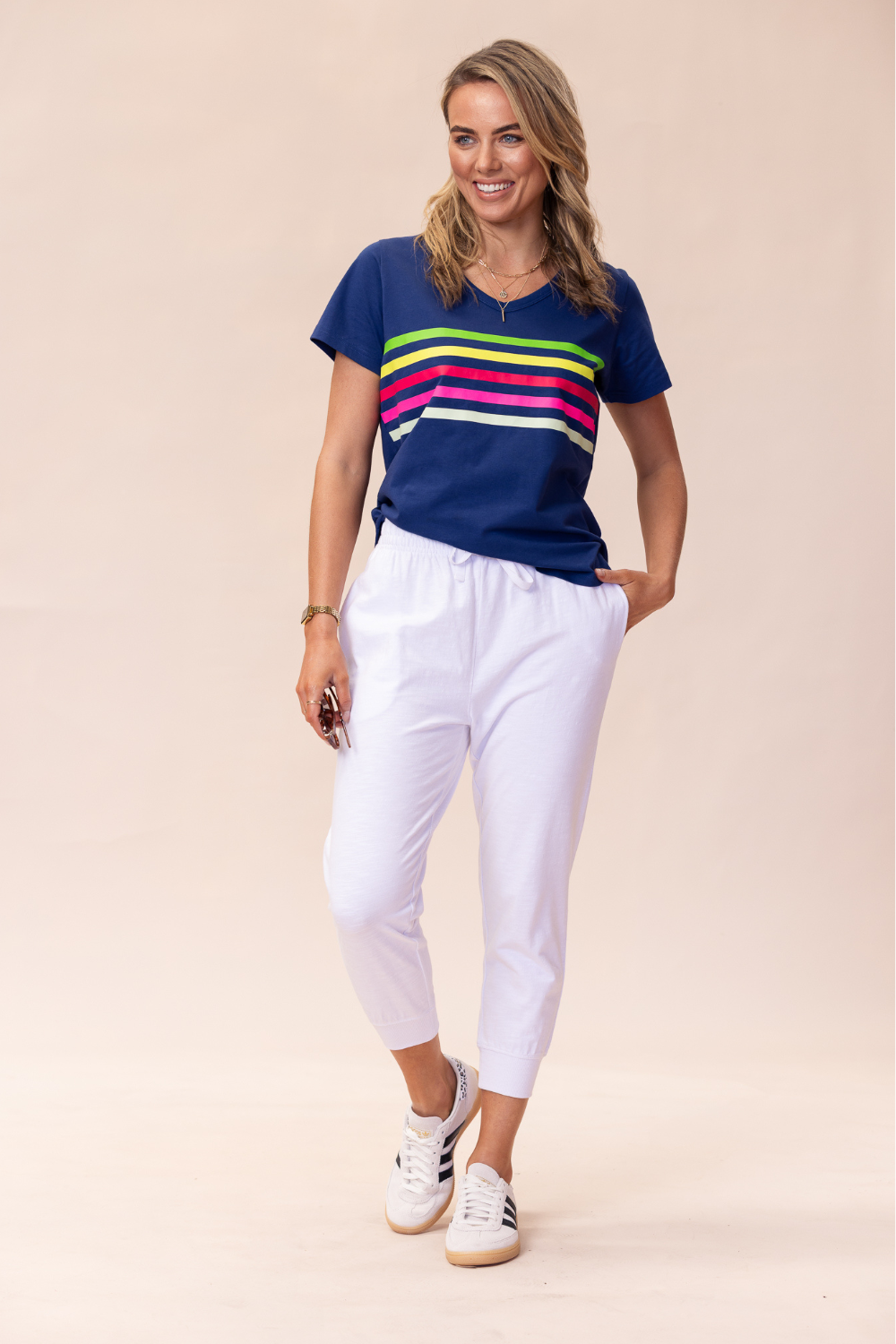 Portsea Pants 7/8 - White