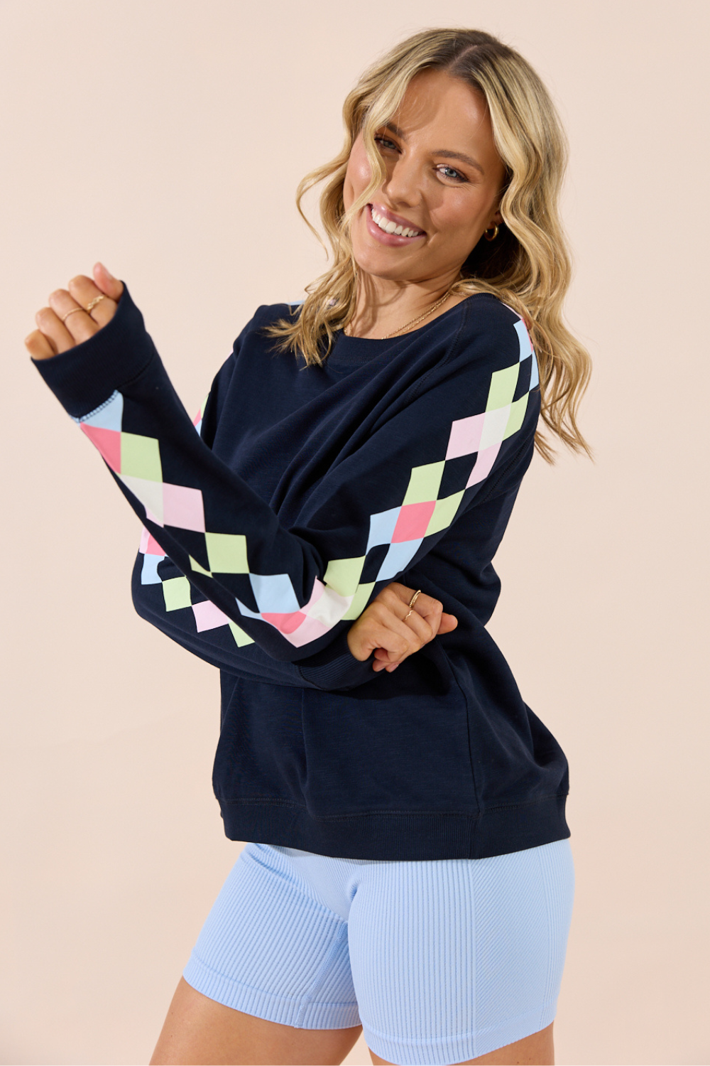 Zanni Oversized Sweater - Navy