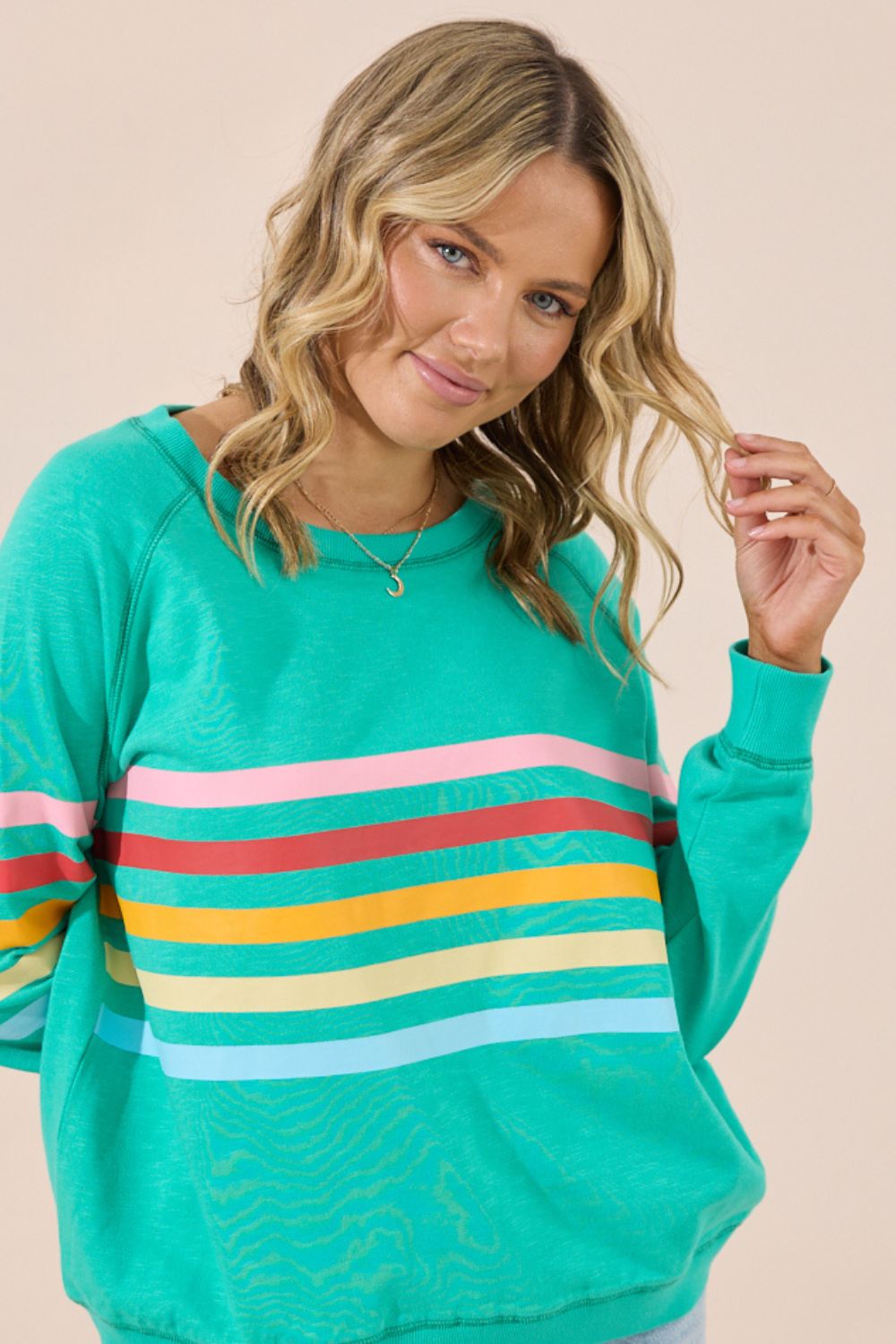 Forever Oversized Sweater - Green
