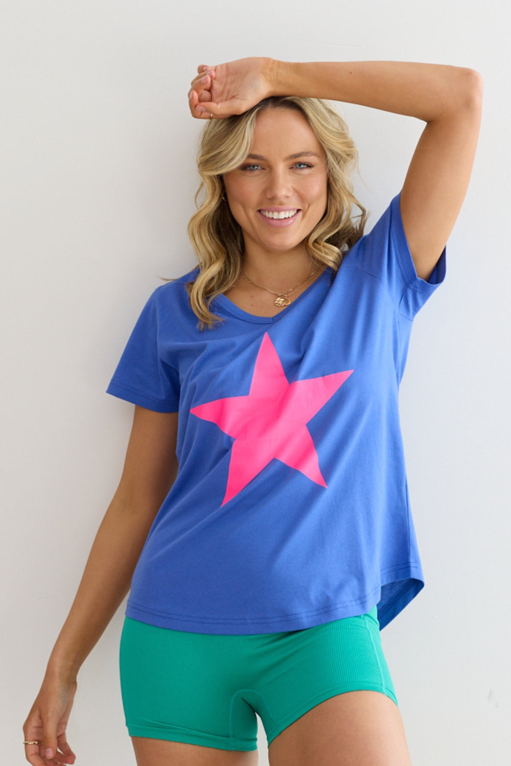 FREEDOM T-Shirt 100% BCI Cotton - COBALT