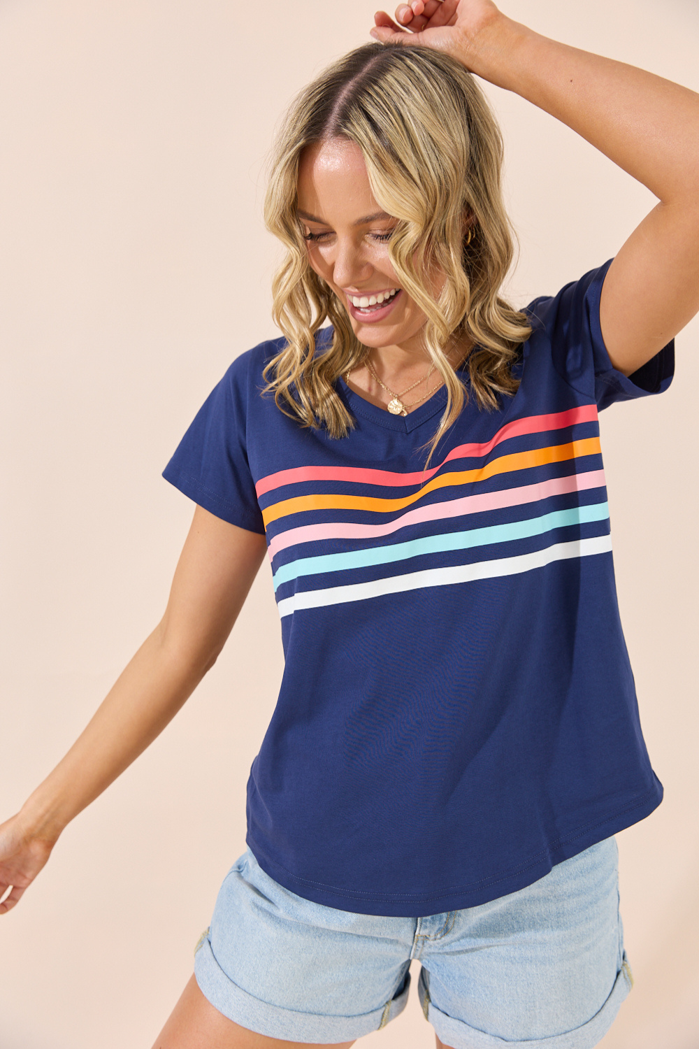 Forever T-Shirt 100% BCI Cotton - French Navy