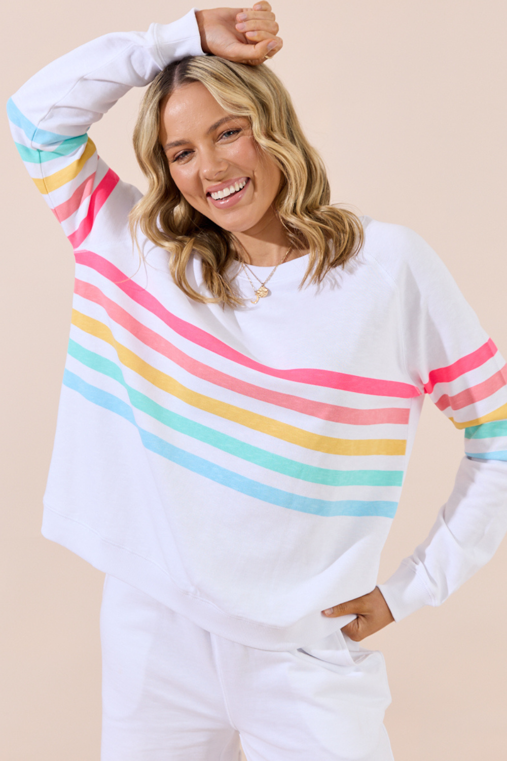 Forever oversized Sweater - White