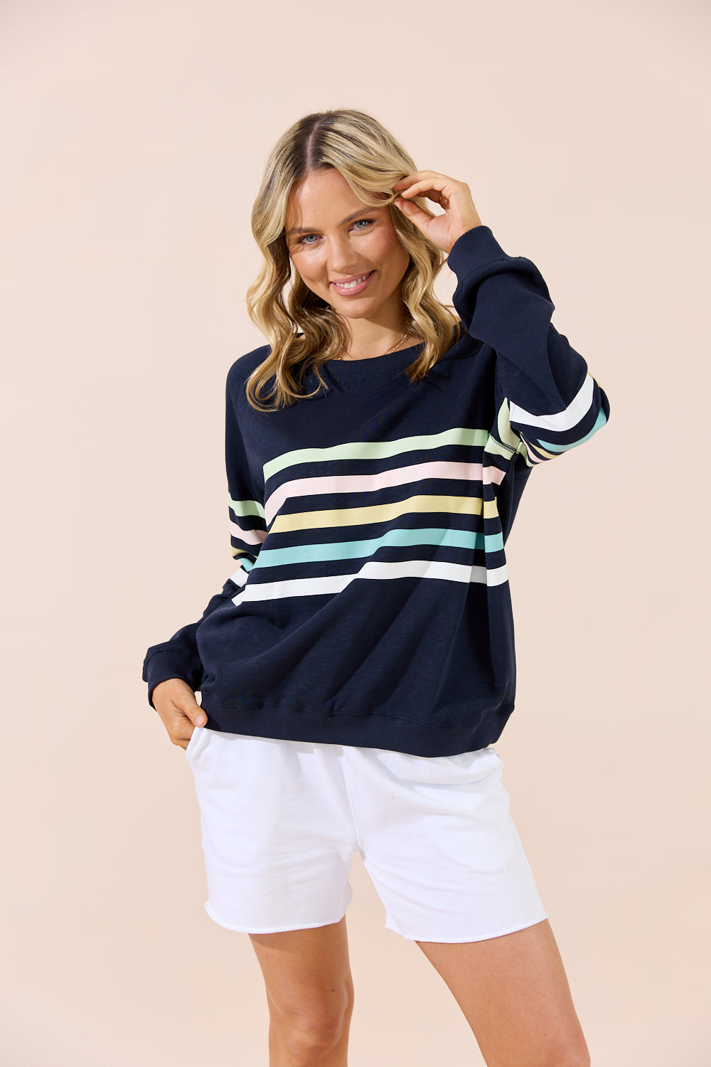 Forever Oversized Sweater - French Navy