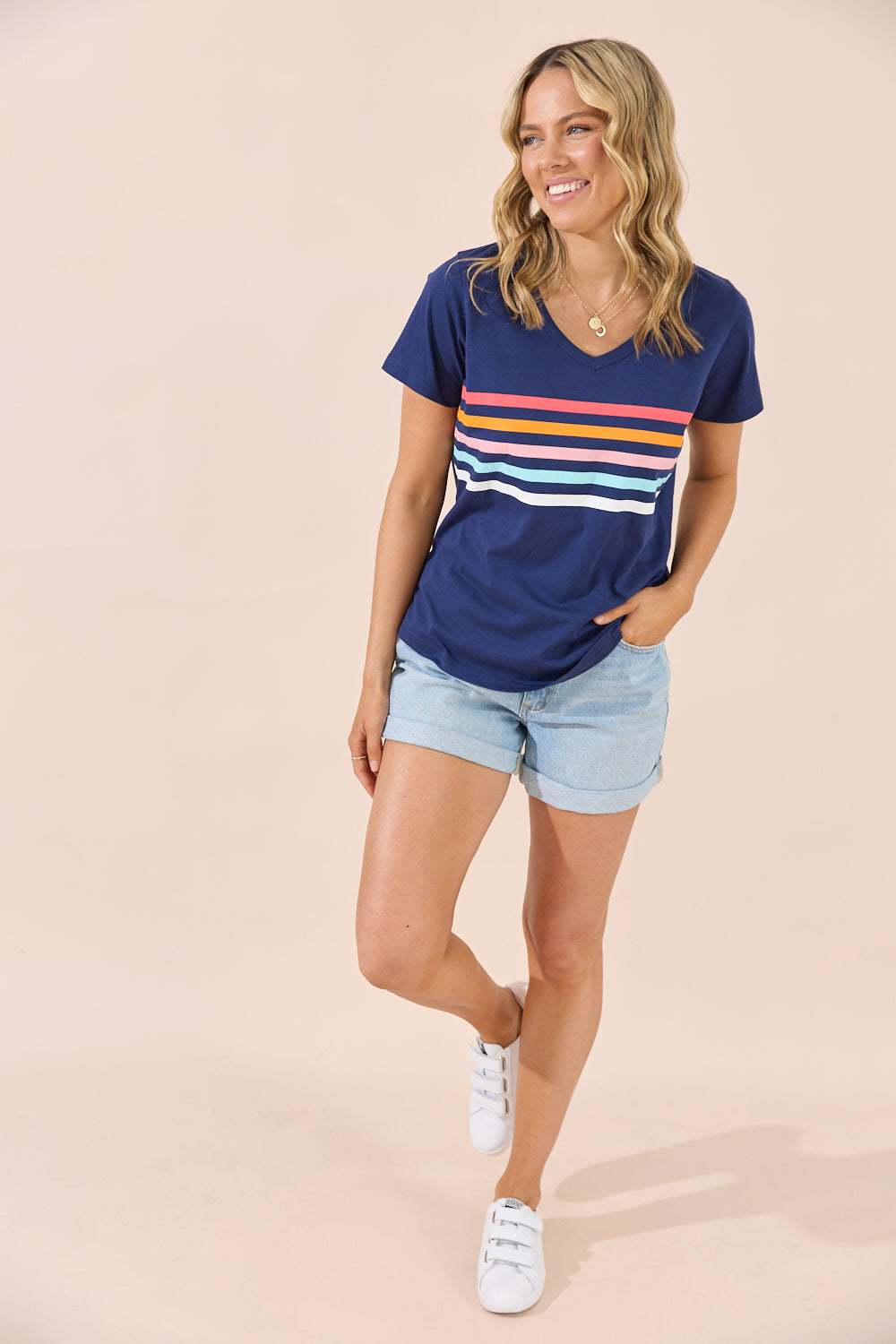 Forever T-Shirt 100% BCI Cotton - French Navy