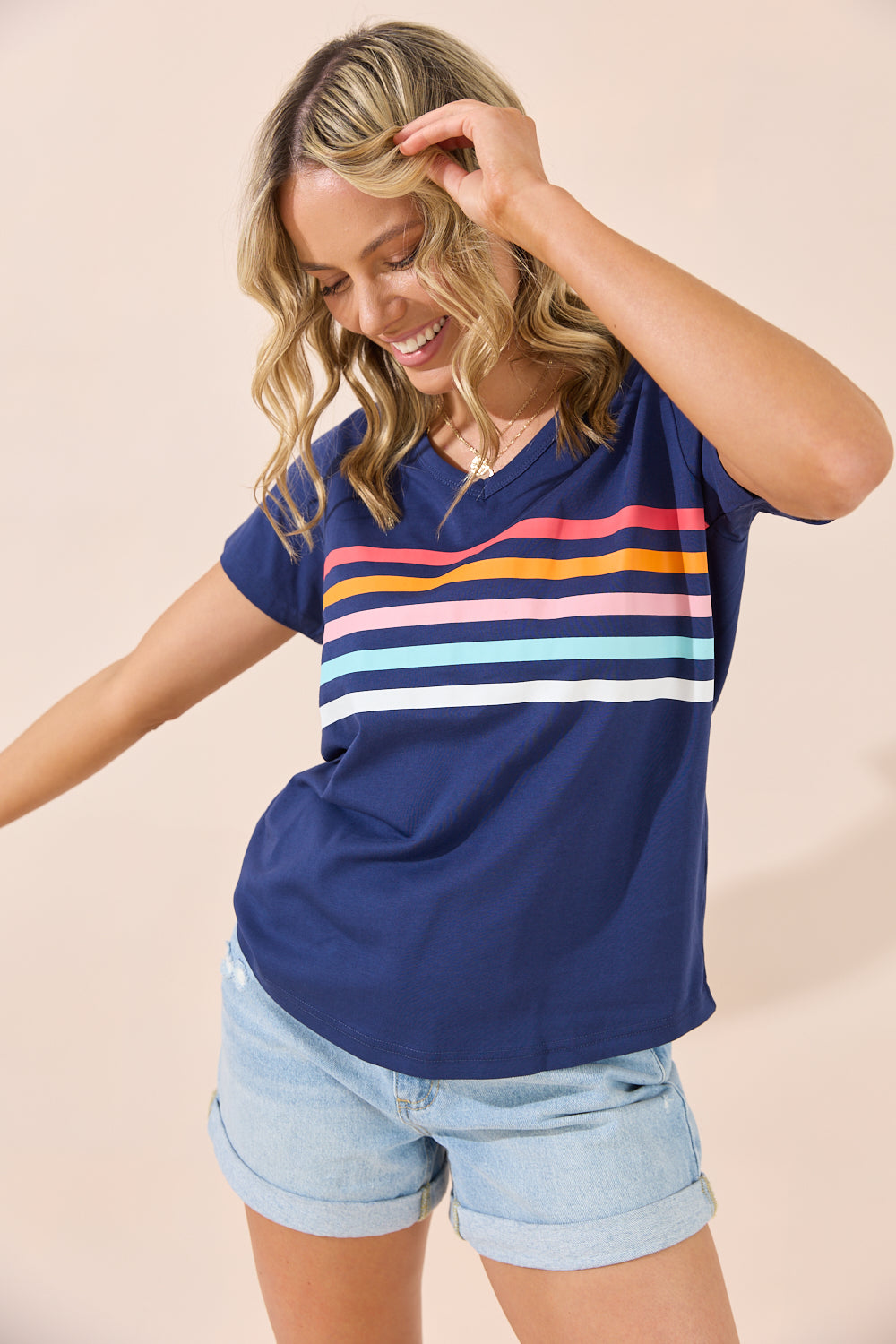 Forever T-Shirt 100% BCI Cotton - French Navy