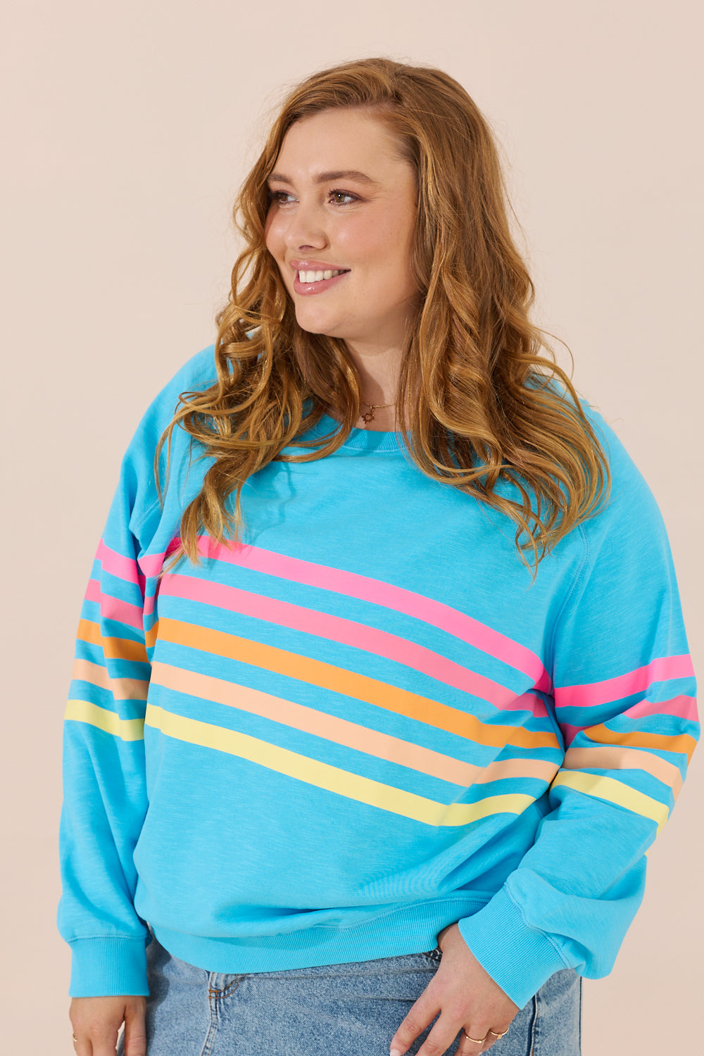 Forever Oversized Sweater - Summer Blue