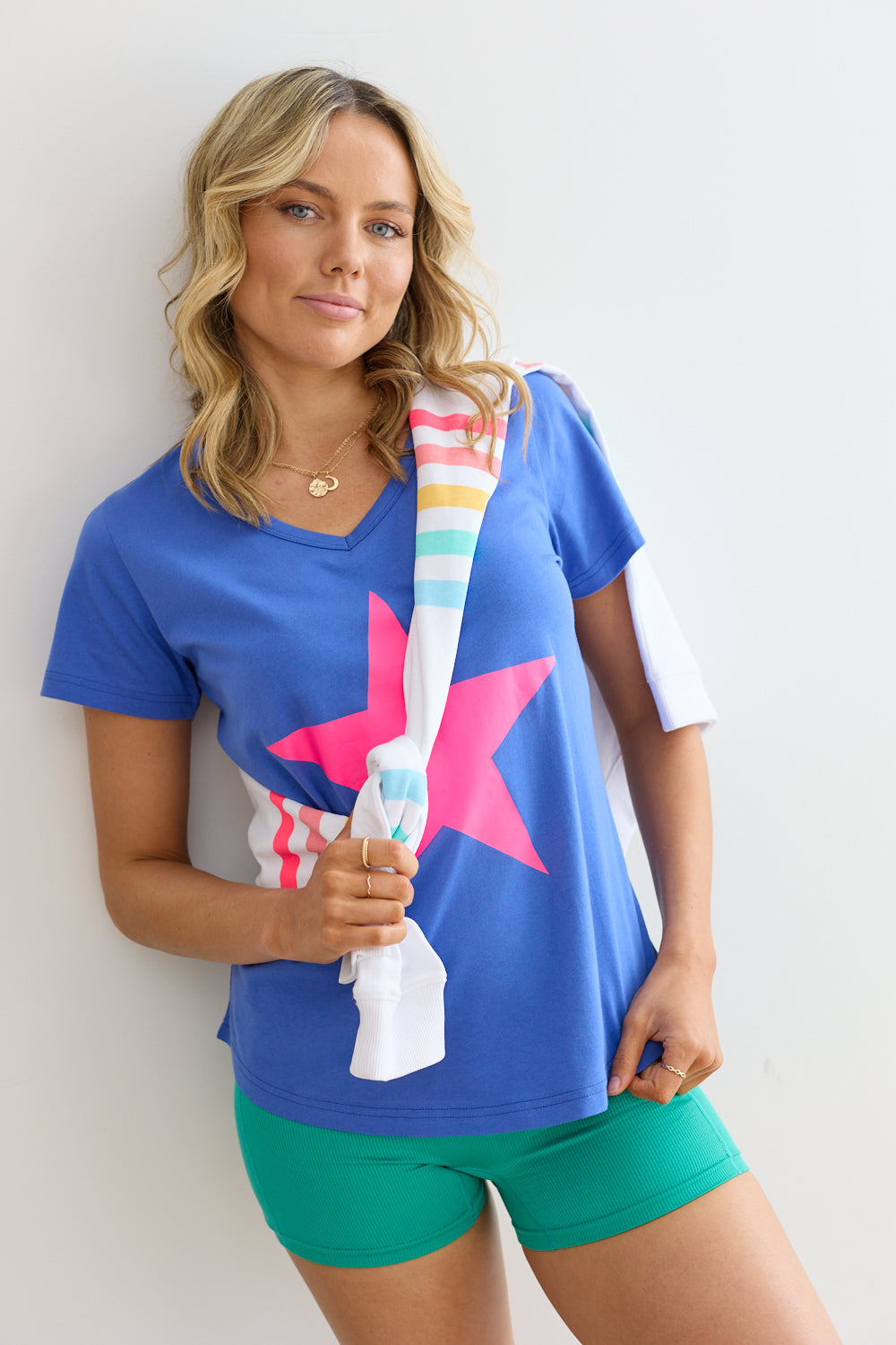 FREEDOM T-Shirt 100% BCI Cotton - COBALT