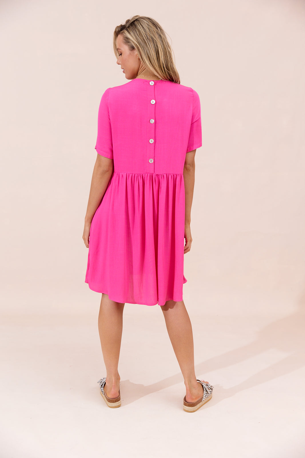 Hayman Dress - Hot Pink