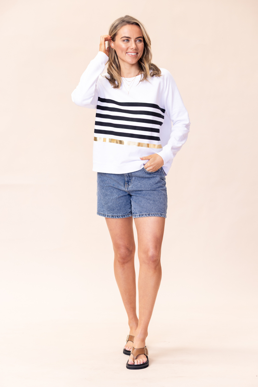 Bally Oversized Sweater - White