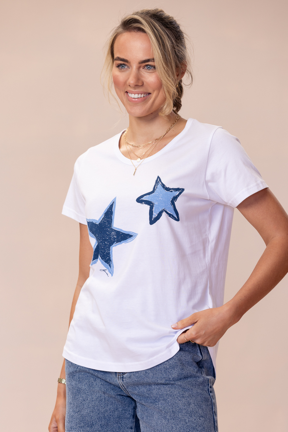 Horizon T-Shirt 100% BCI Cotton - White