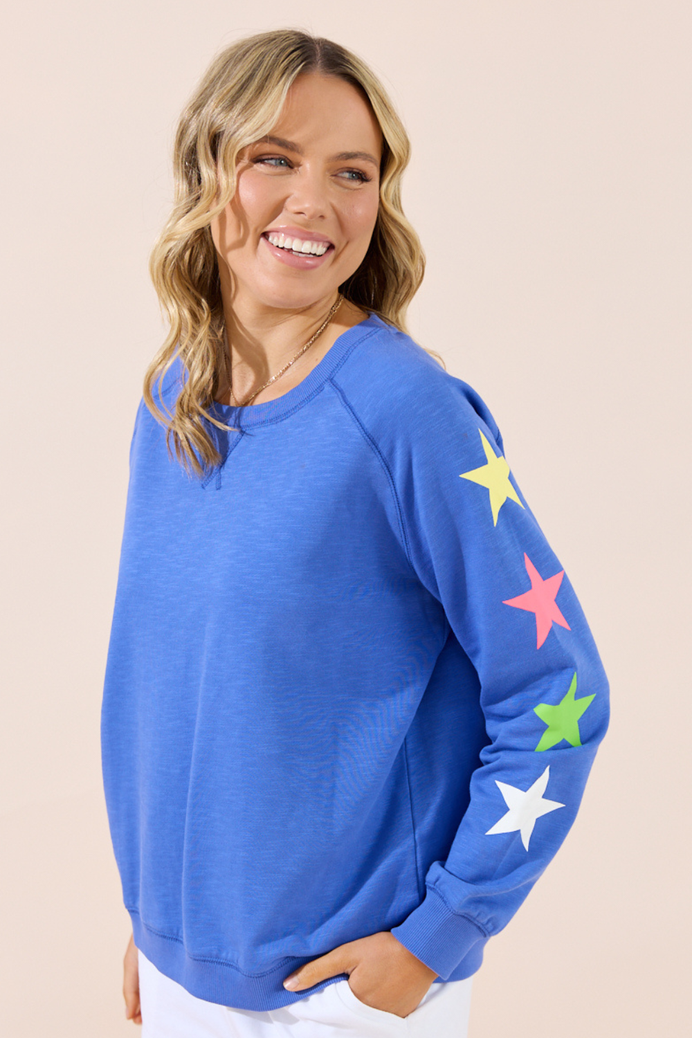 Saba Oversized Sweater - Blue