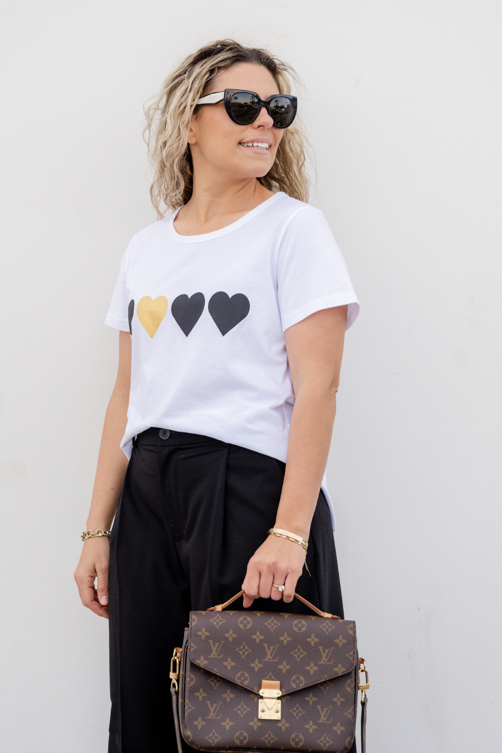 Rio Heart Tee 100% BCI Cotton - White