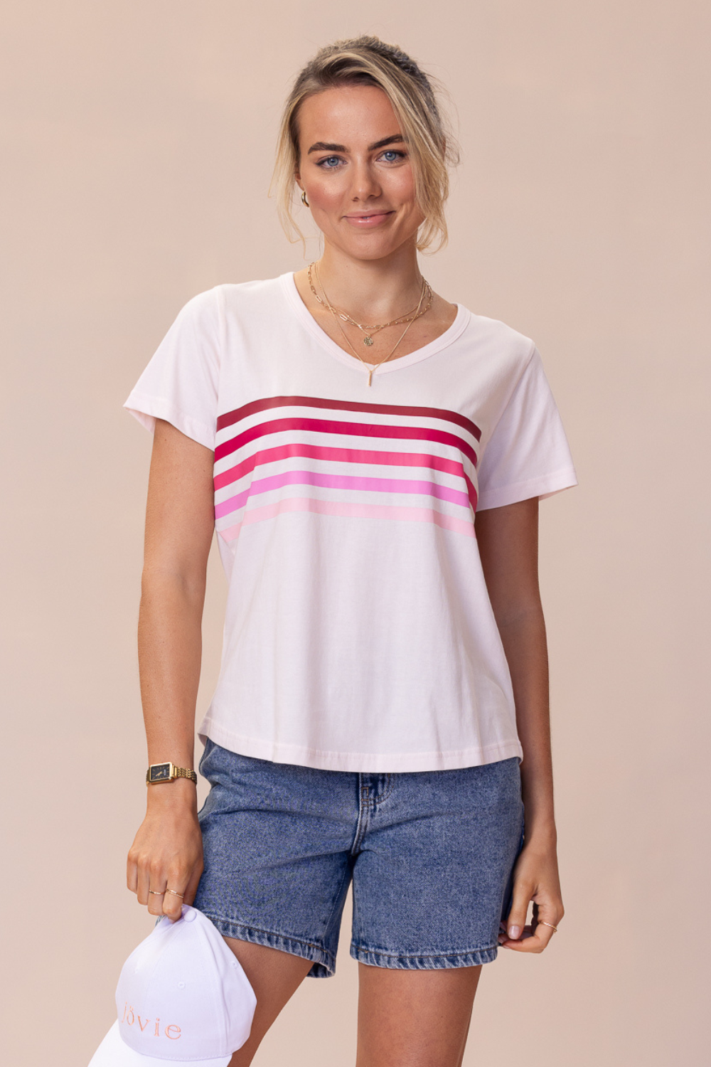 Forever T-Shirt 100% BCI Cotton - Light Pink