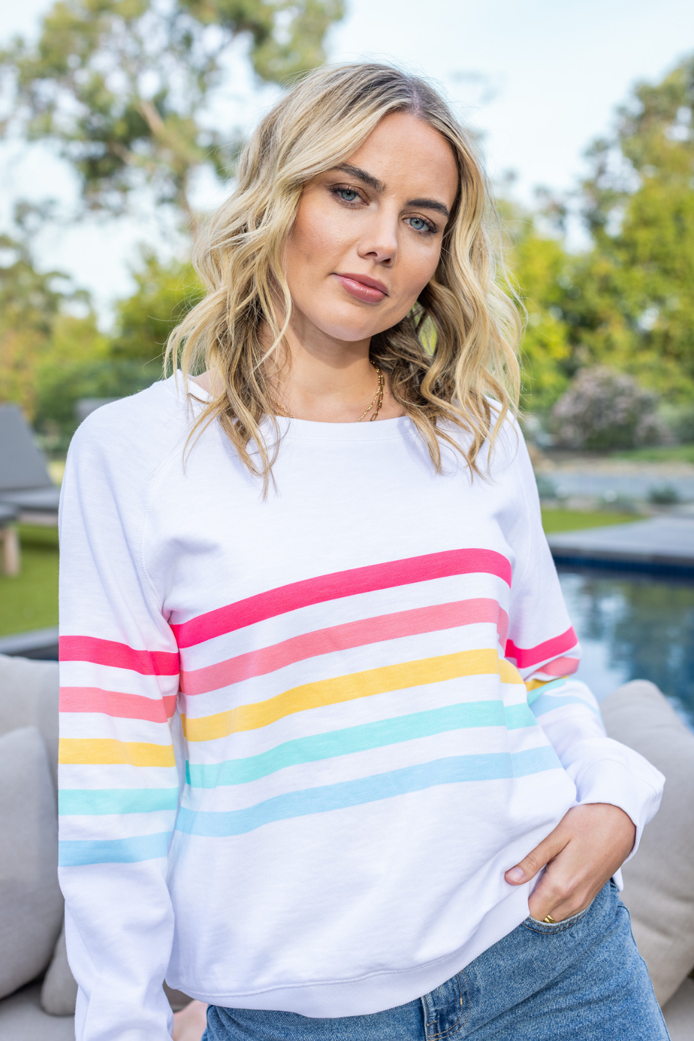 Forever Sweater - White