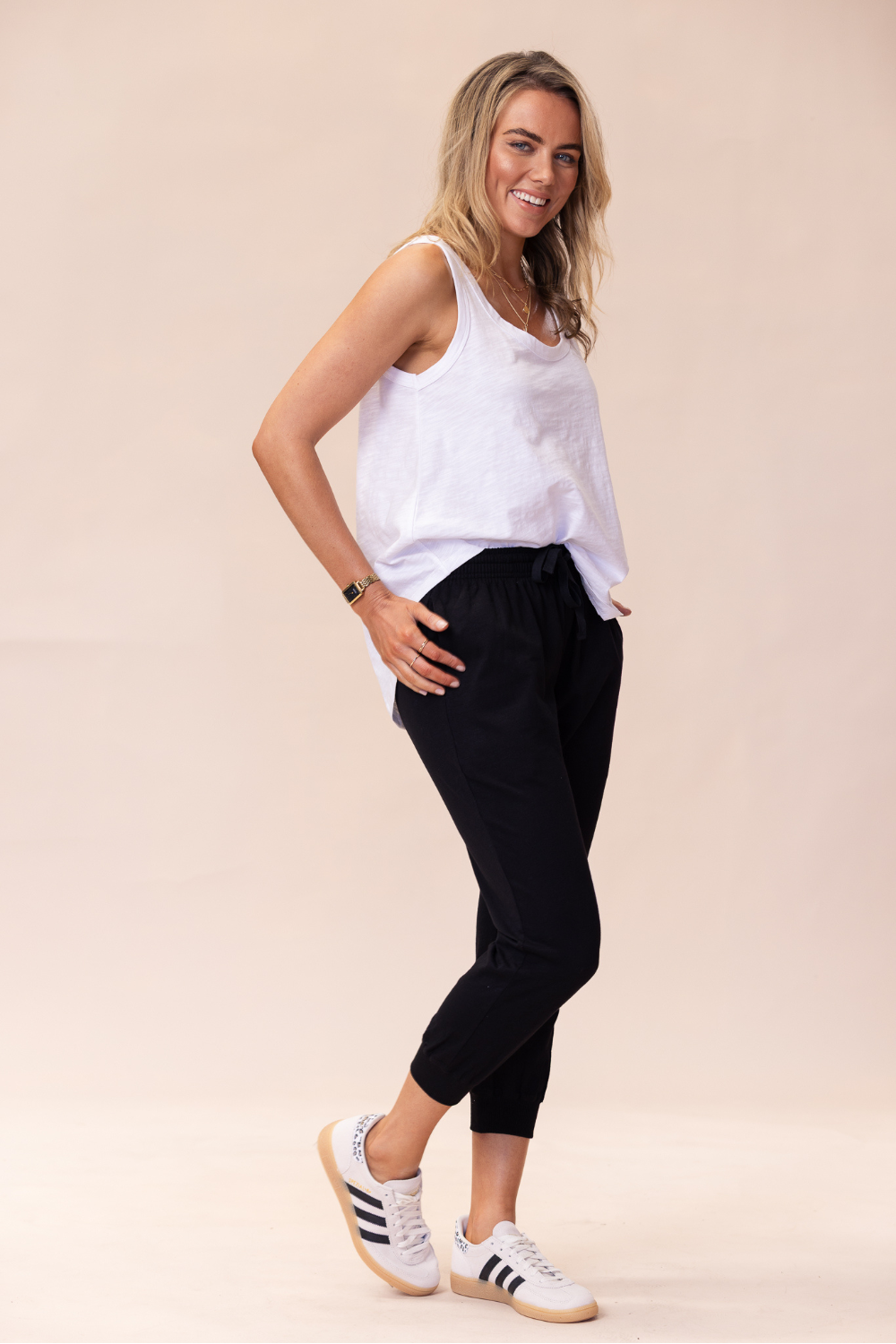 Portsea Pants 7/8 - Black