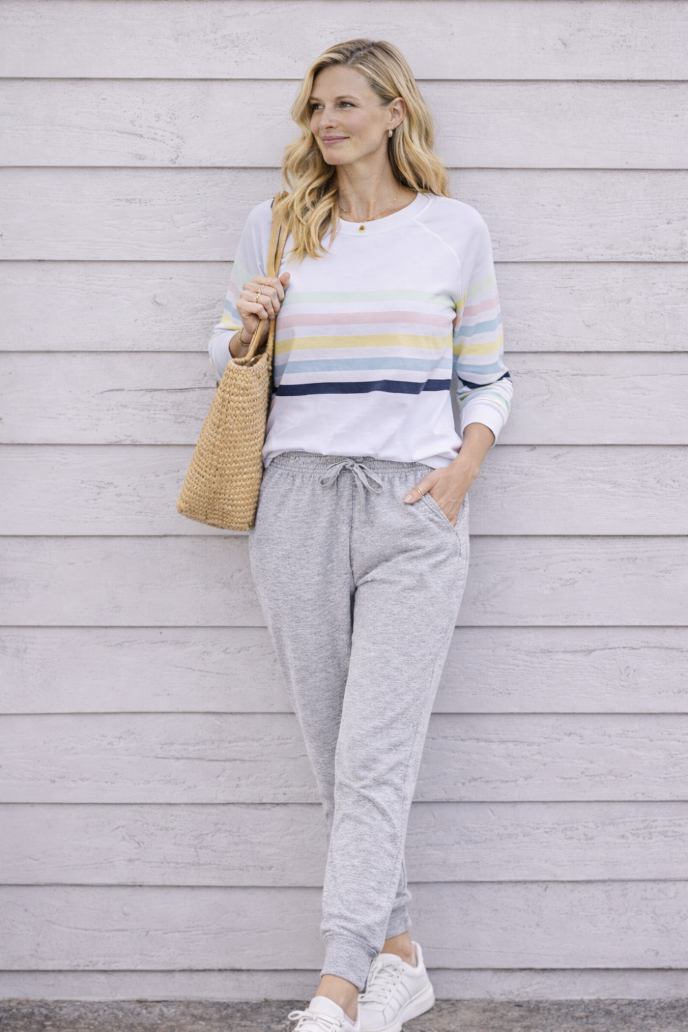 Sorrento Pants - Grey Marle