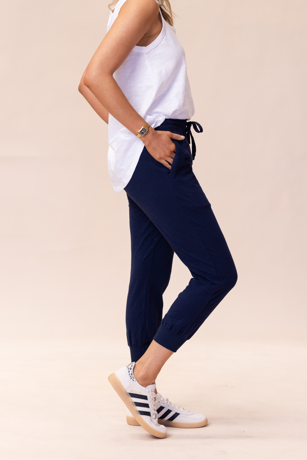 Portsea Pants 7/8 - Navy