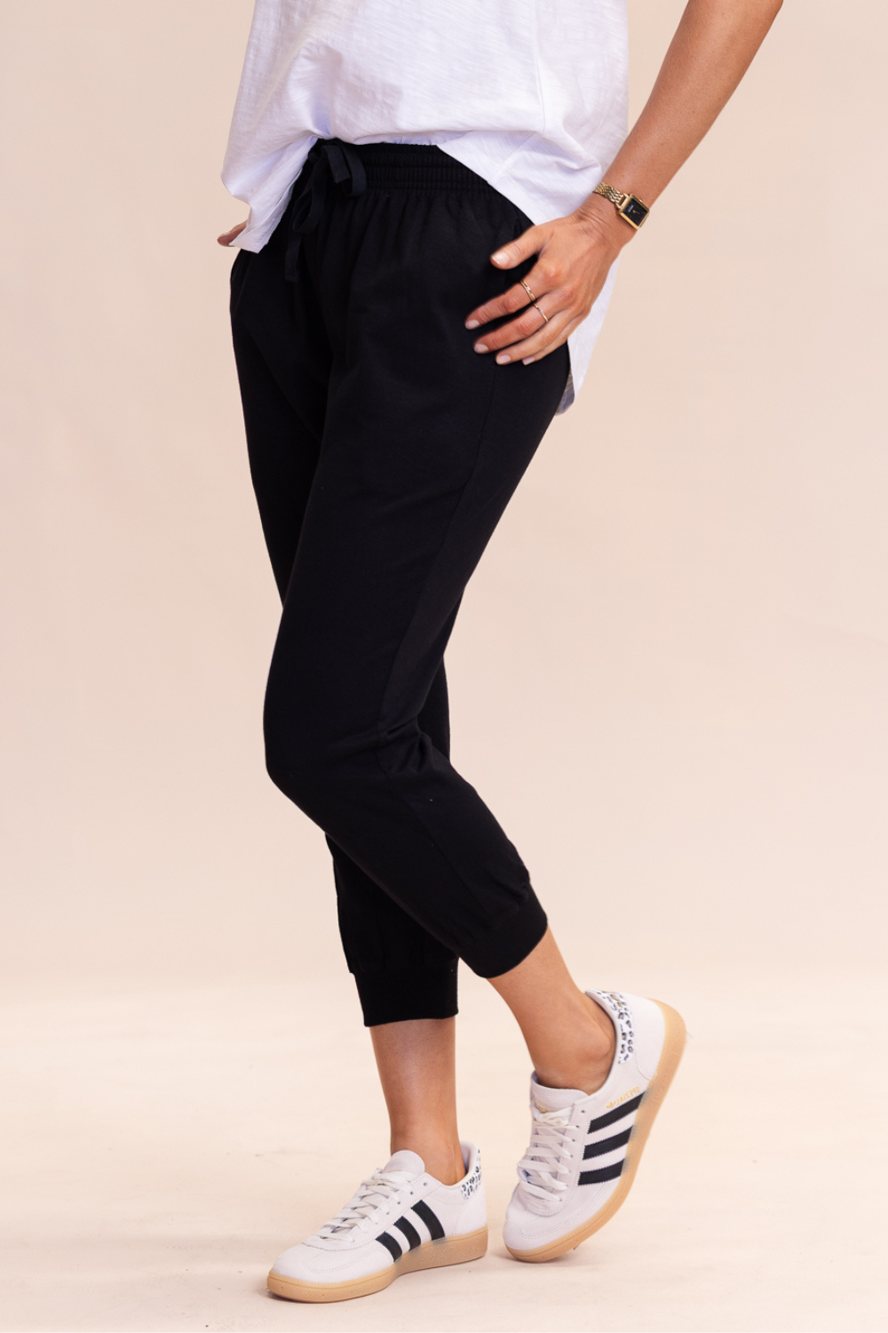 Portsea Pants 7/8 - Black