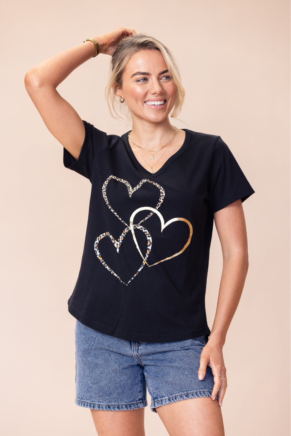 Zoe T-Shirt 100% BCI Cotton - Black