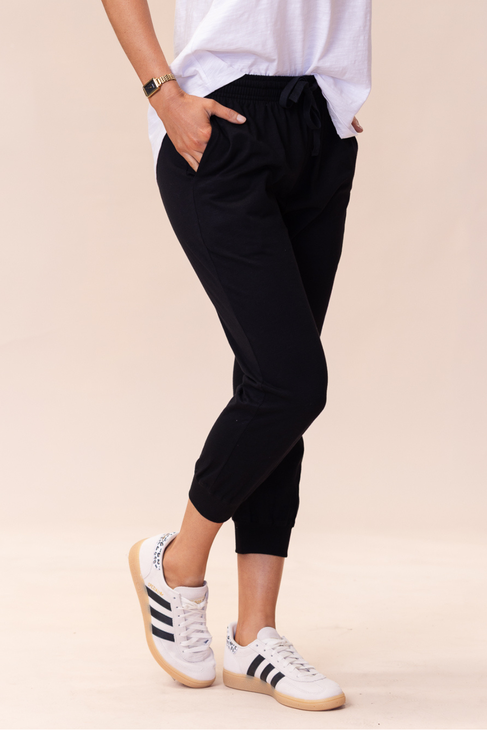 Portsea Pants 7/8 - Black