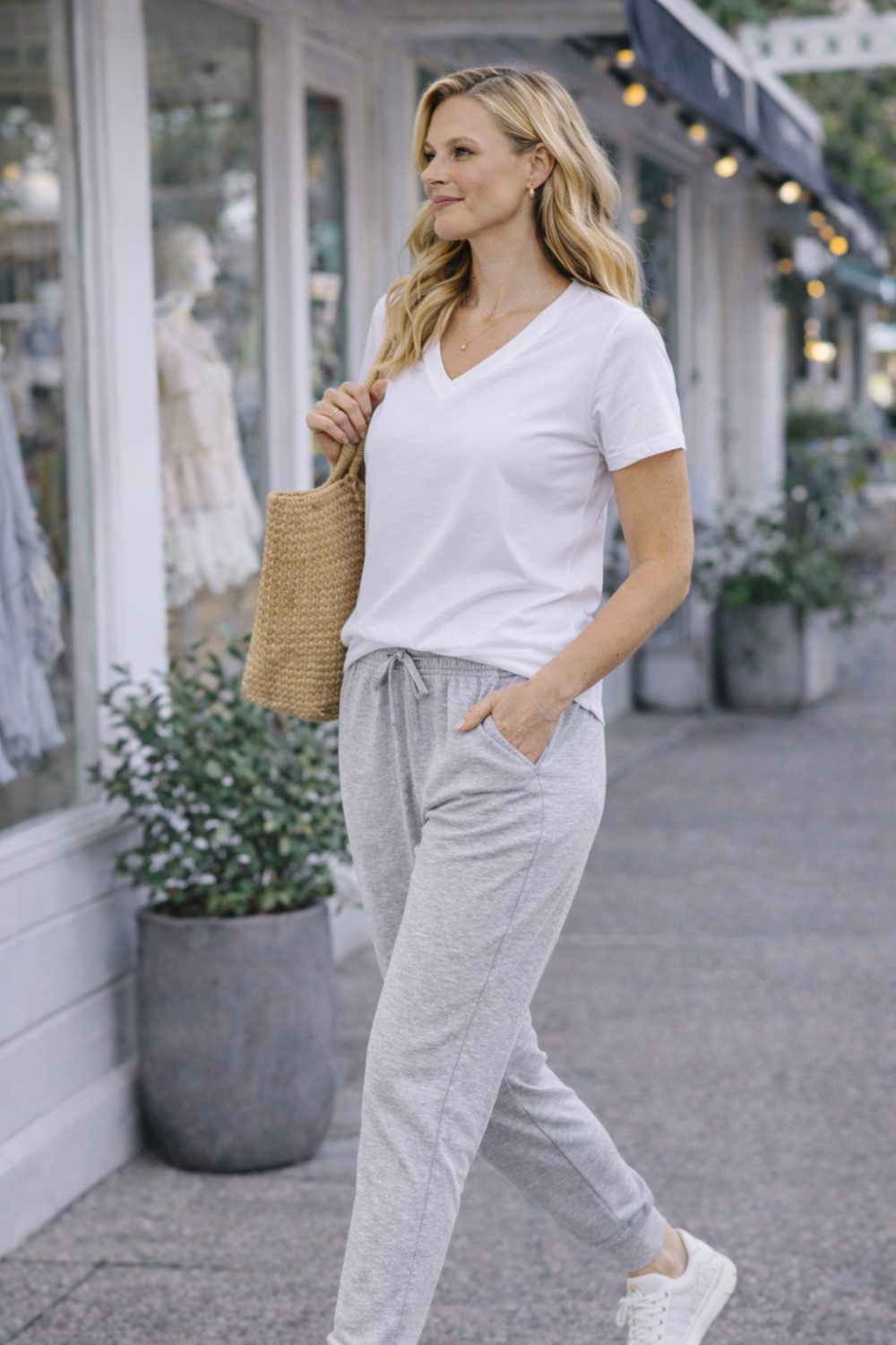 Sorrento Pants - Grey Marle