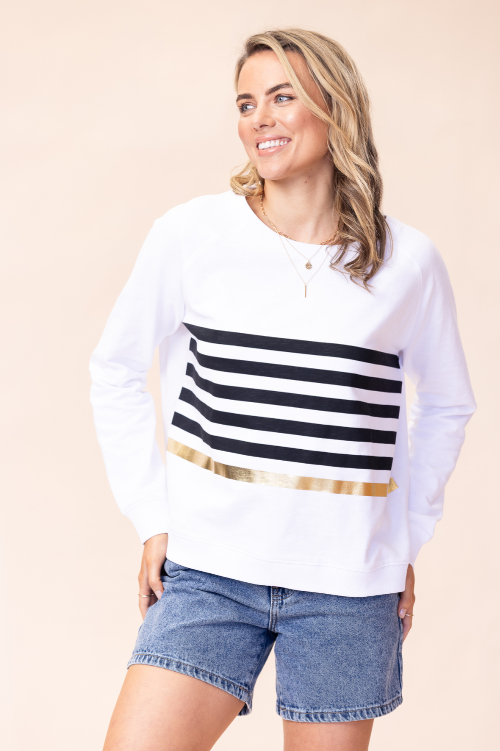 Bally Oversized Sweater - White