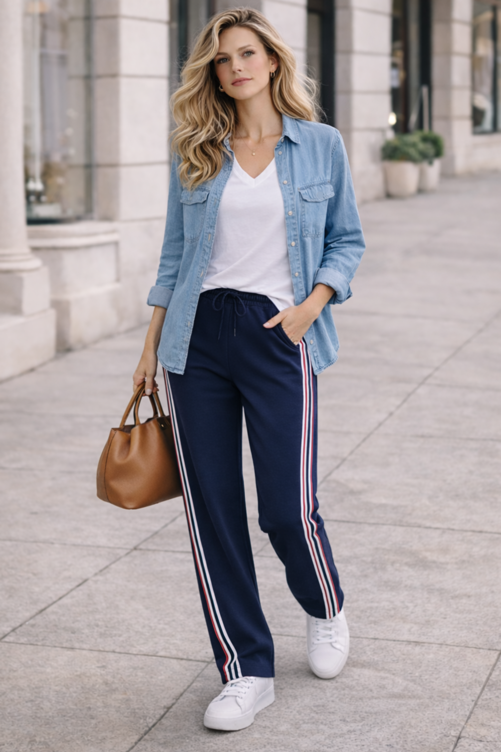 Monaco Shirt- Chambray