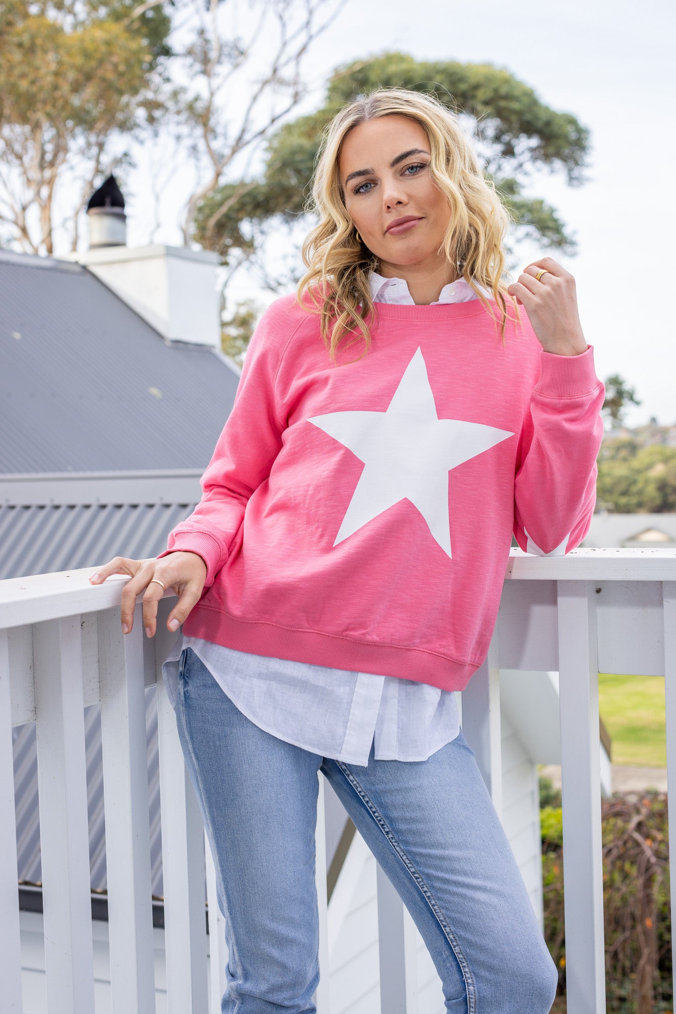 Freedom Oversized Sweater -Bubblegum