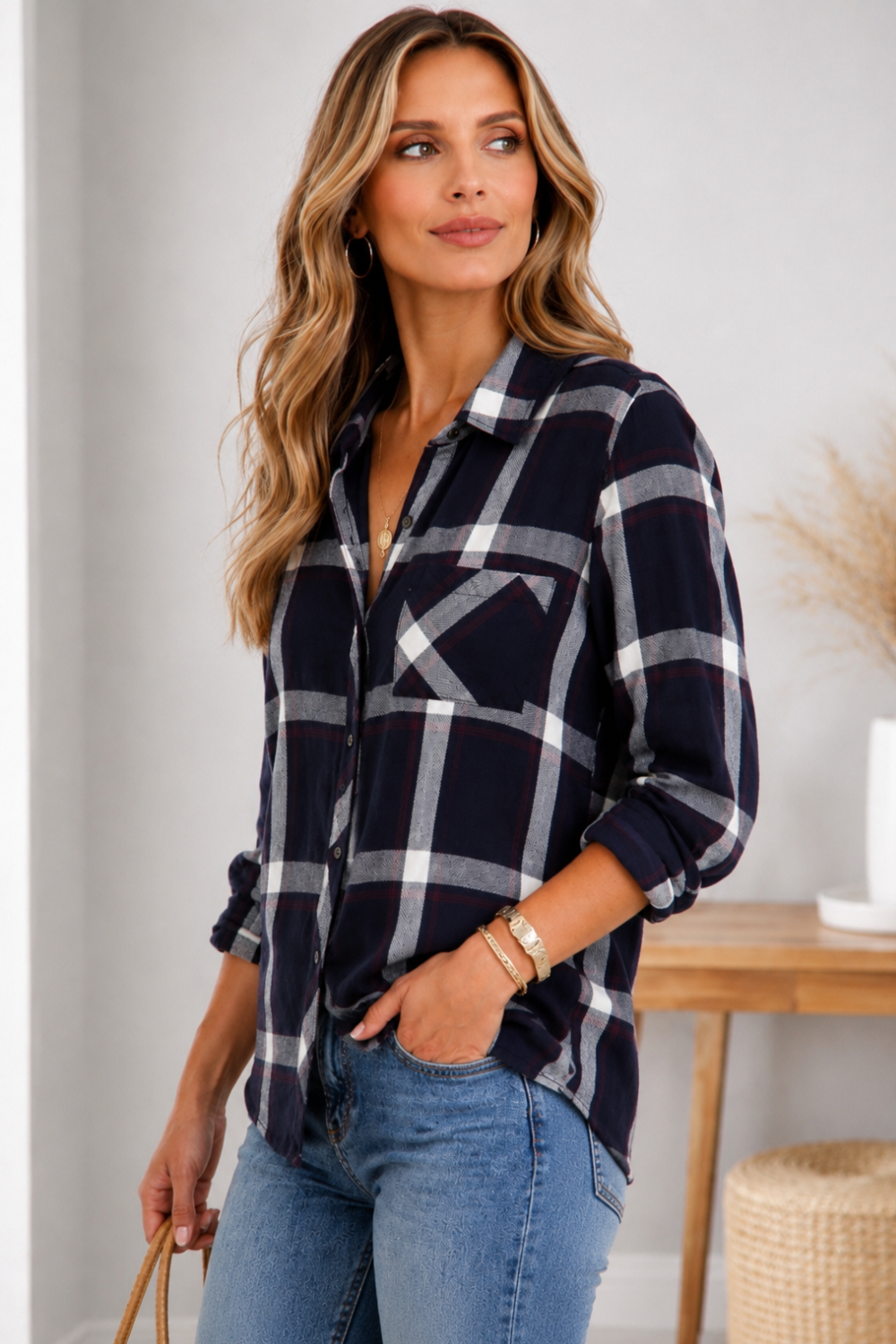 Azure Shirt- Navy