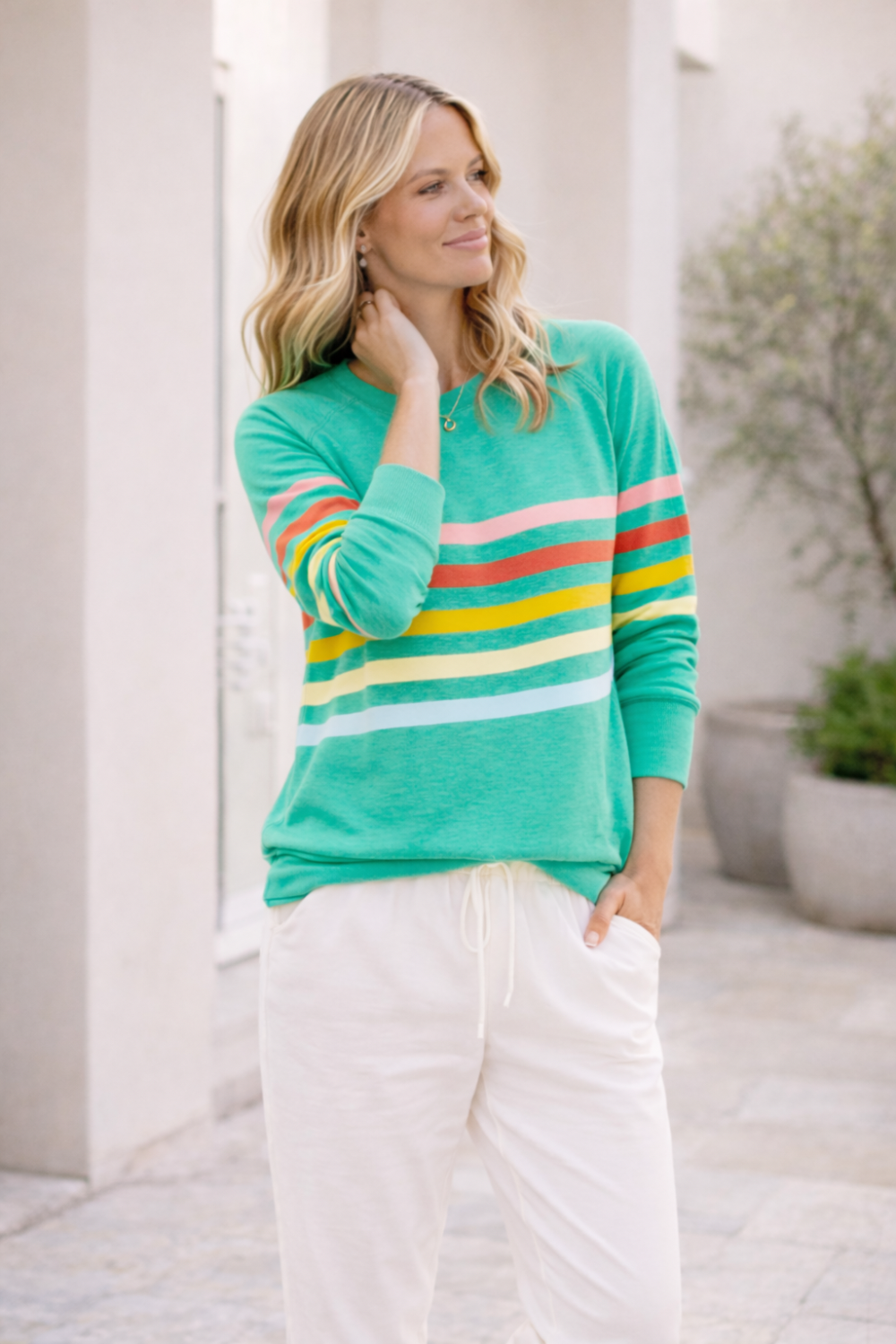 Forever Oversized Sweater - Green