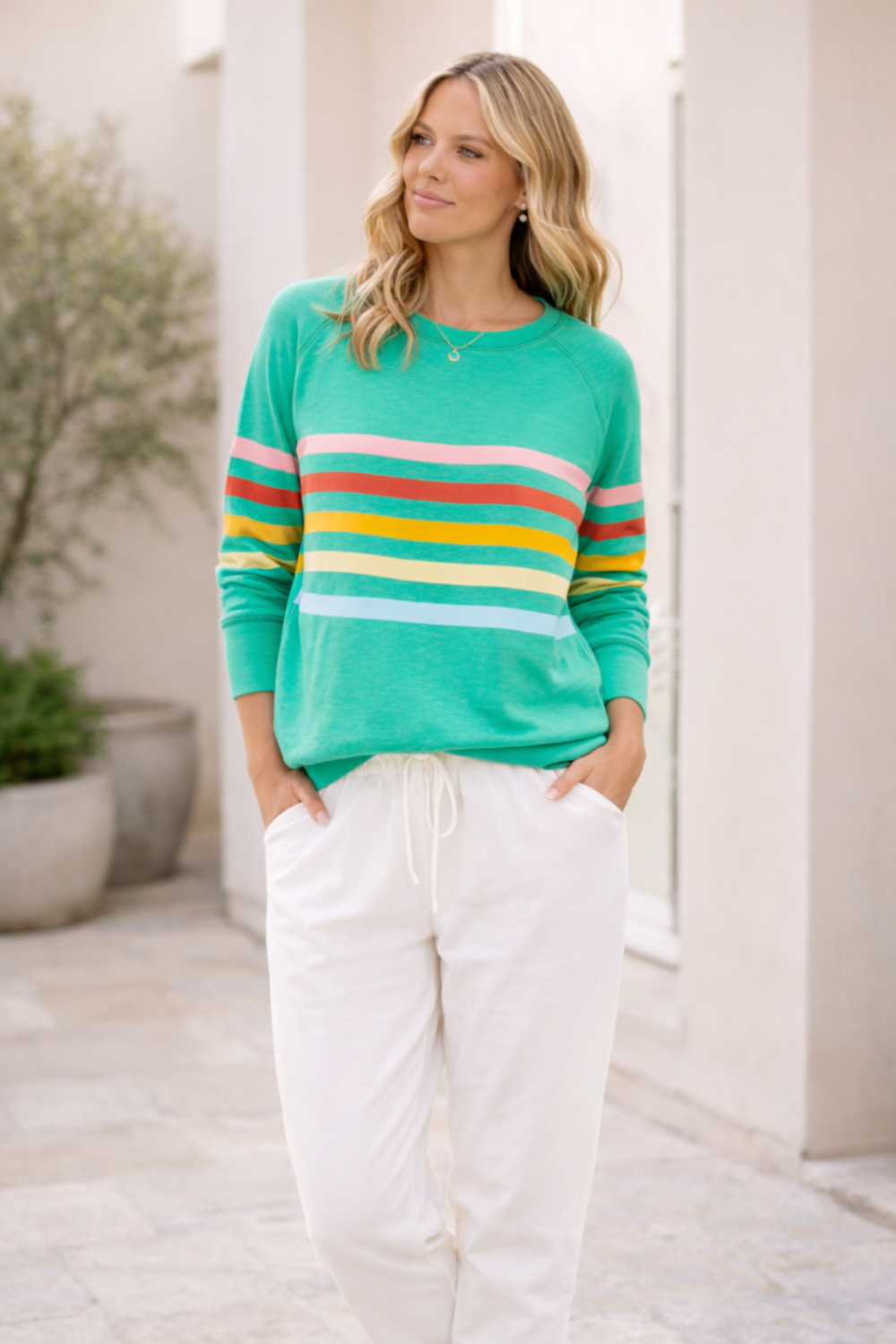 Forever Oversized Sweater - Green