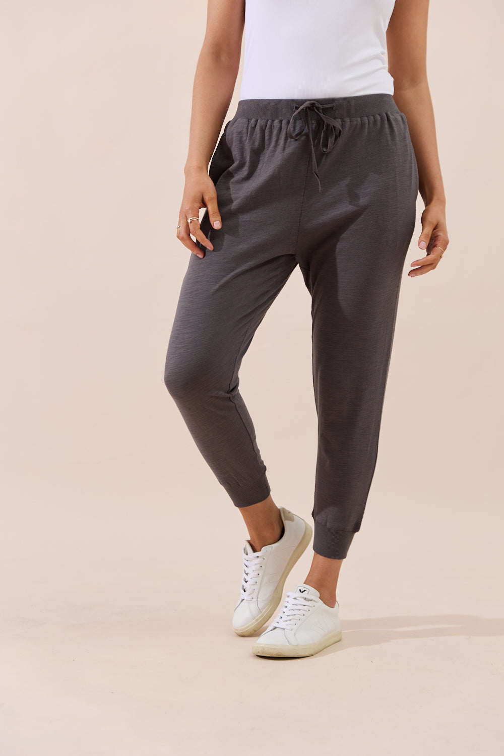 Sorrento Pants 7/8 - Charcoal Seconds