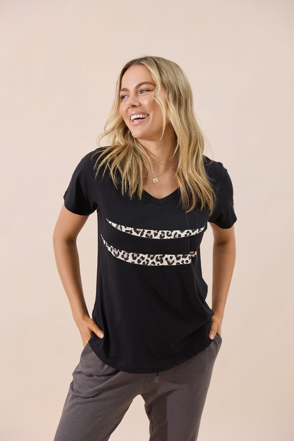 Gigi T-Shirt 100% BCI Cotton - Black